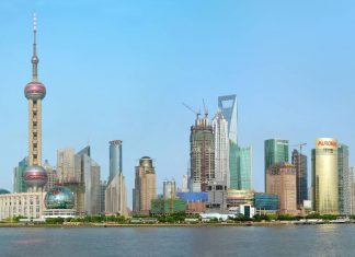 Shanghai, China, skyline